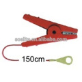 strong electric fence crocodile clips,hook up cable, lead out cable for electric fence tape